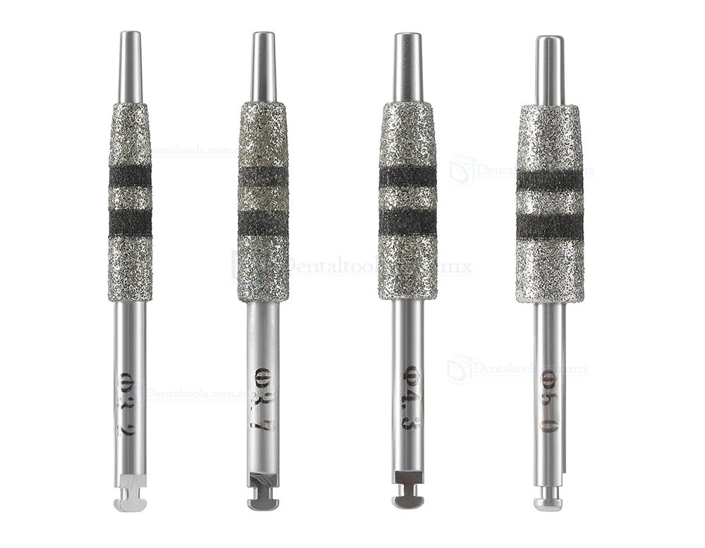 Kit de 4 Piezas FG7604 Fresas para Marcaci&oacute;n &Oacute;sea y Correcci&oacute;n de Cuello en Implantes Dentales